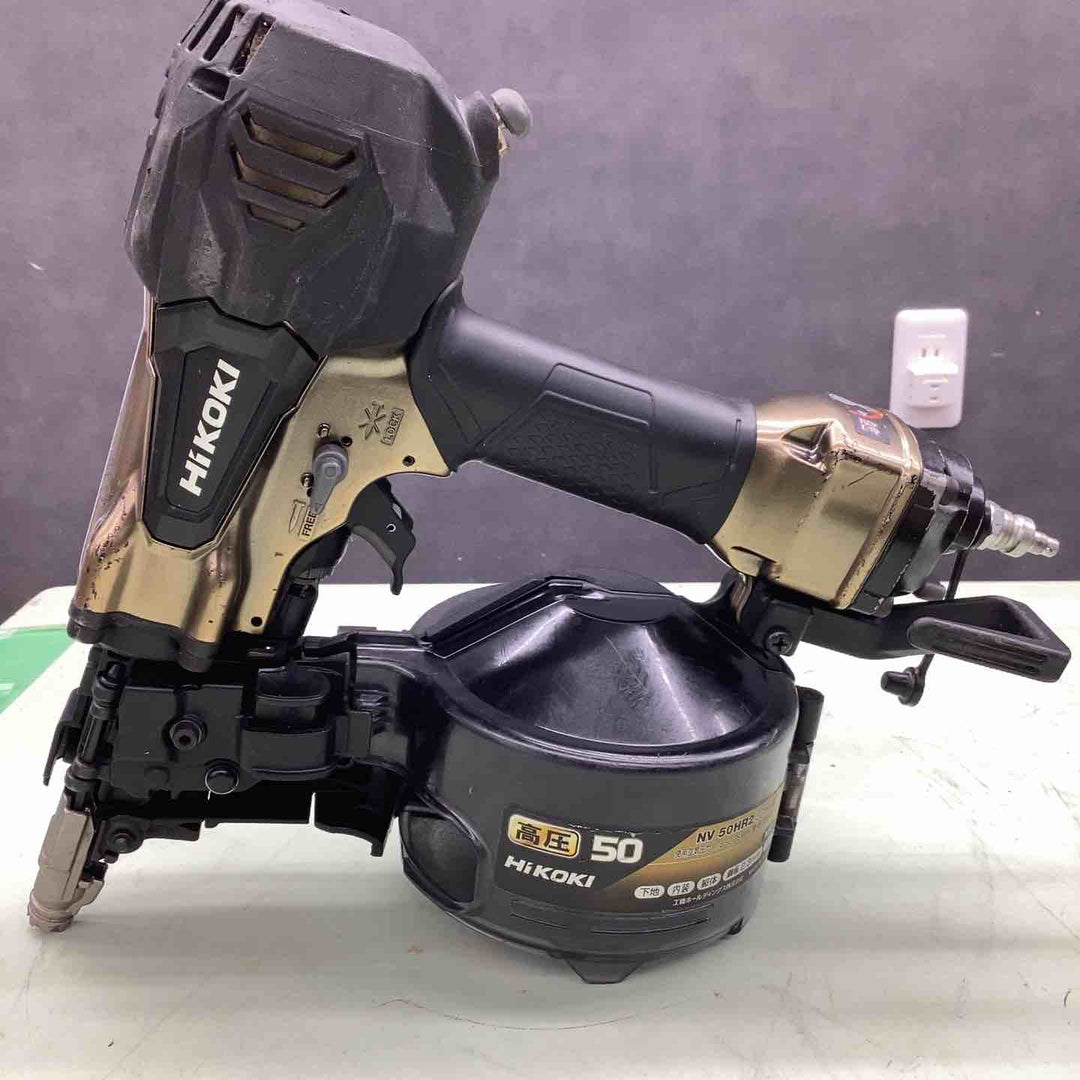 ★ハイコーキ(HIKOKI ※旧:日立工機) 高圧エア釘打ち機 NV50HR2(S)【越谷店】