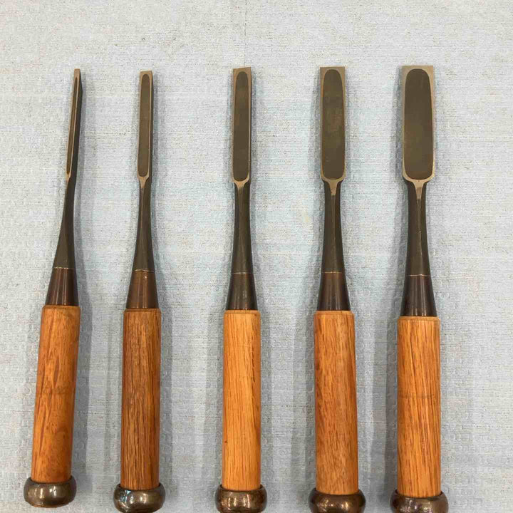 月市弘 鑿 のみ 10本組 大工道具 Japanise Chisel【柏店】