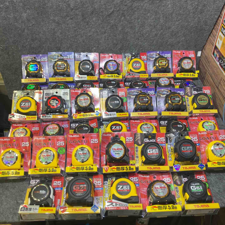 タジマ/Tajima コンベックス 40点まとめ セフ付き 尺 マグ爪 5.5m 7.5m 剛厚 メジャー【桶川店】