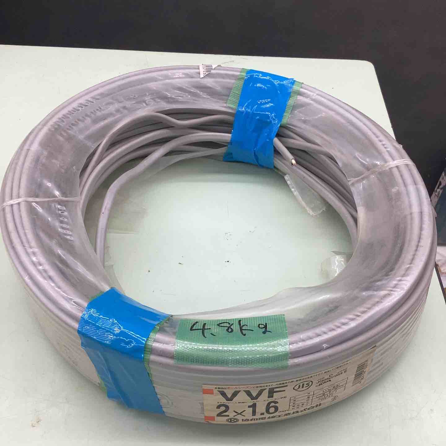 ☆VVFケーブル 1.6×2C 重さ4.8kg【越谷店】 – アクトツールオンライン