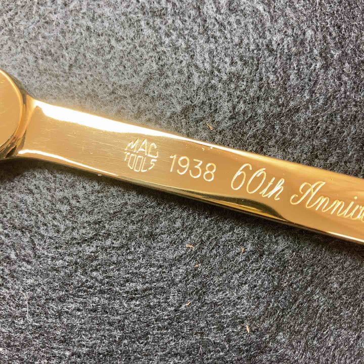 【中古美品】 マックツール(MACTOOLS) 24ｋフレアナットレンチ 3本セット 60周年記念 1998年 GOLD 未使用長期保管品 【東大和店】