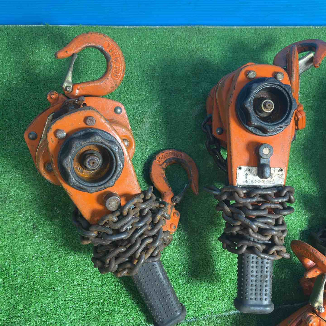 コンドーテック 0.8t レバーホイスト KC-0.8 6点まとめ レバーブロック 800kg【岩槻店】