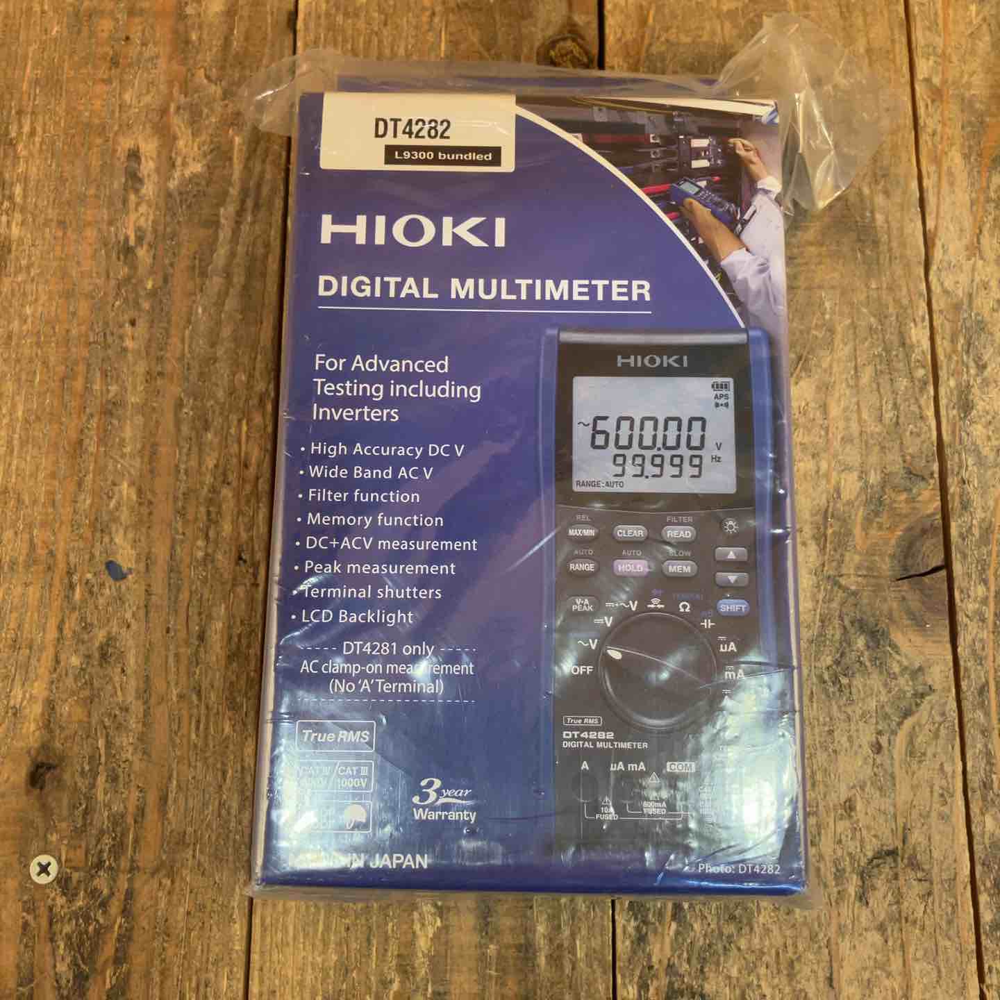 未使用品】日置電機(HIOKI) デジタルマルチメーター DT4282 未使用品】日置電機(HIOKI) デジタルマルチメーター DT4282
