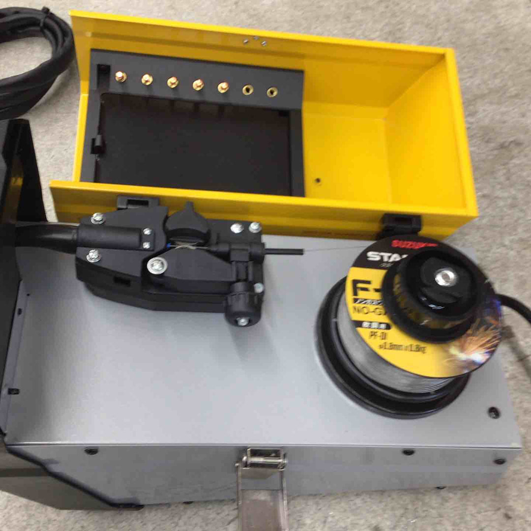 【中古品】◇SUZUKID スズキッド 100V インバータノンガス 半自動溶接機 SAYI-80N 中古ワイヤ付【八潮店】