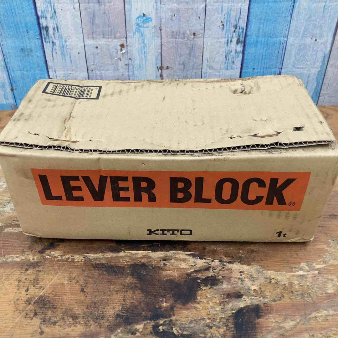 【未使用品/未開封】◇キトー(KITO) レバーブロック LB010 定格荷重1t 標準揚程1.5ｍ【柏店】