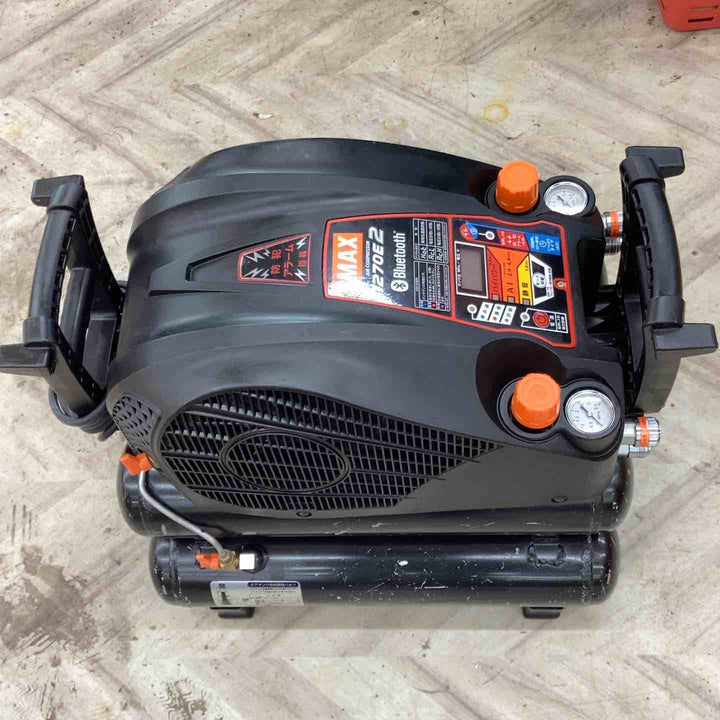★マックス(MAX) エアコンプレッサー AK-HH1270E2(27L)_ブラック【越谷店】