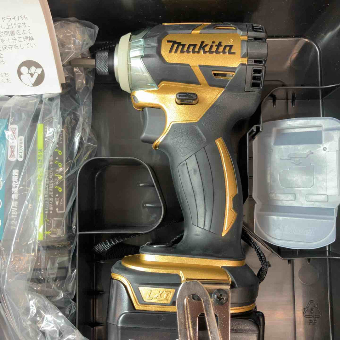 【未使用(店頭展示品)】マキタ(makita) コードレスインパクトドライバ 14.4V ゴールド TD137DSP1 100周年限定仕様【東大和店】