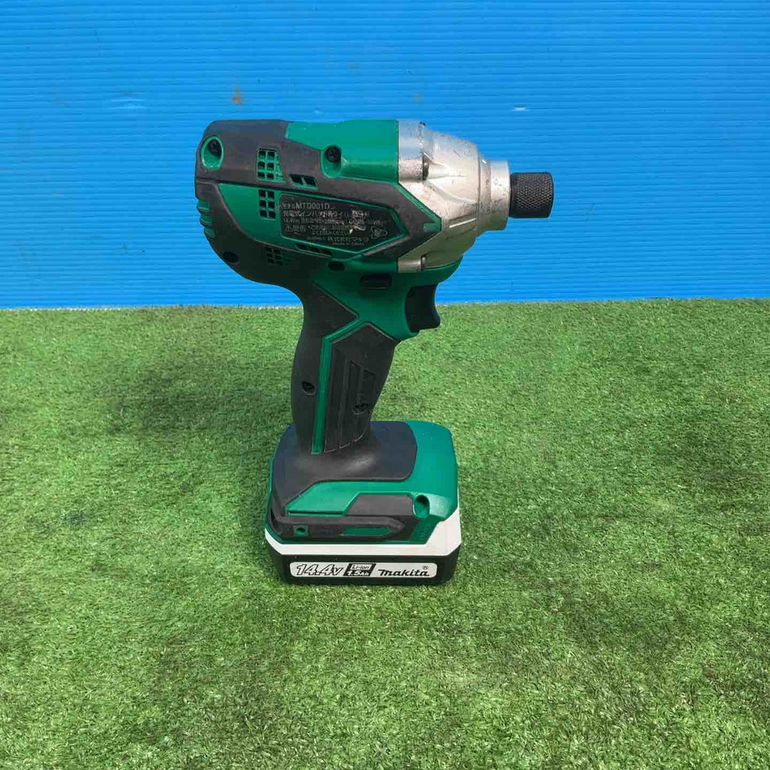 ★マキタ(makita) コードレスインパクトドライバー MTD001DSX 14.4Vバッテリー(1.5Ah)２個付き！【岩槻店】