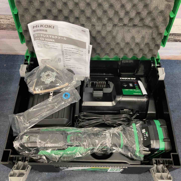 【未使用品】★ハイコーキ(HIKOKI ※旧:日立工機) コードレスマルチツール CV36DMA(XPZ) 36V バッテリー1個・充電器つき【八潮店】