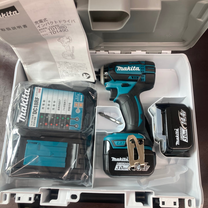 【未使用(店頭展示品)】マキタ(makita)コードレスインパクトドライバー TD138DRFX 3台セット【東大和店】