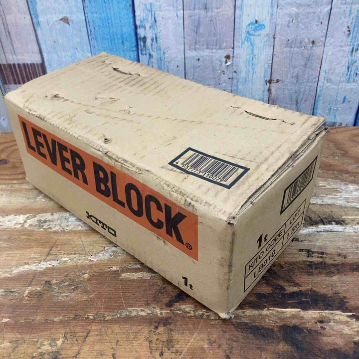 【未使用品/未開封】◇キトー(KITO) レバーブロック LB010 定格荷重1t 標準揚程1.5ｍ【柏店】