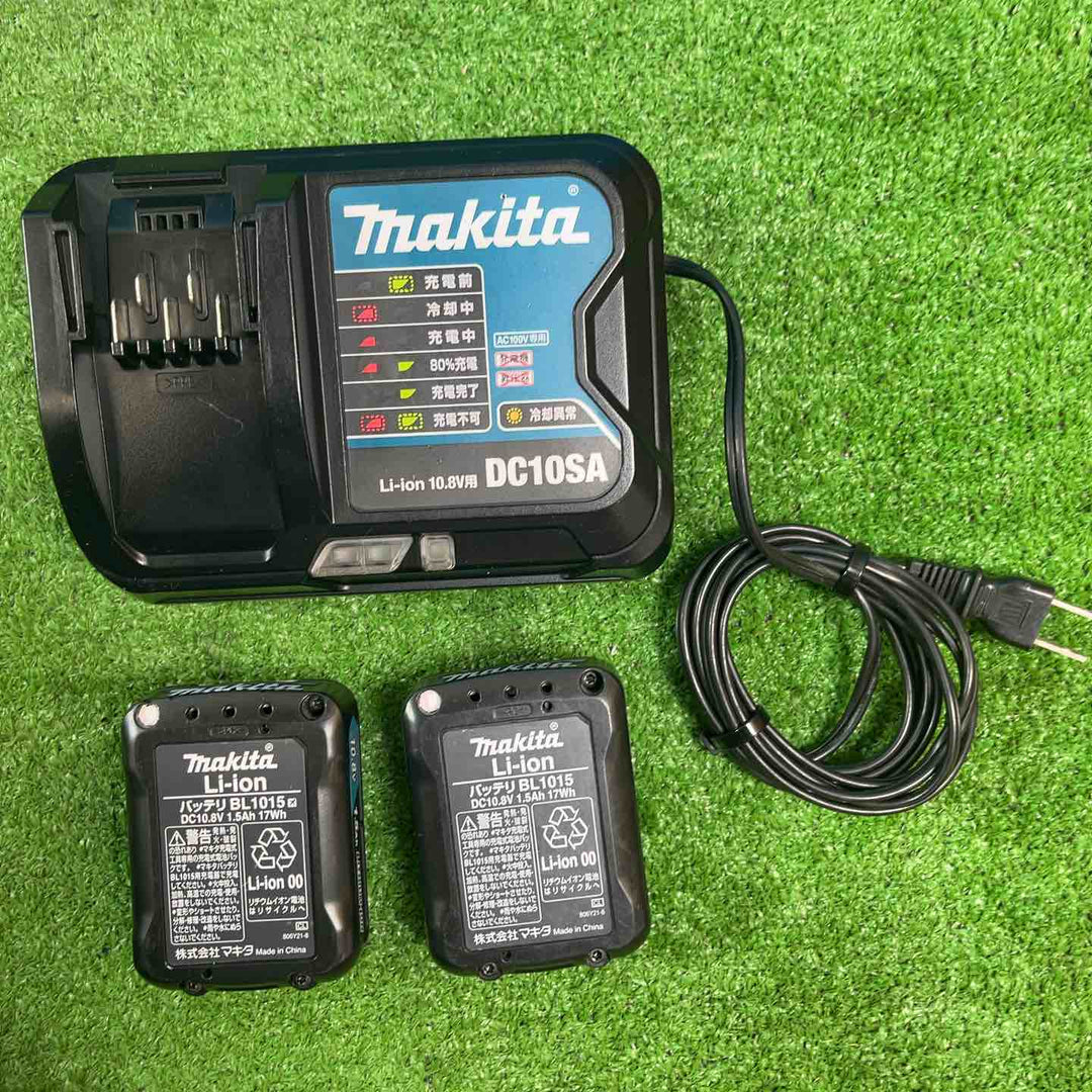 美品】☆マキタ(makita) コードレスクリーナー CL107FDSHW バッテリー2 