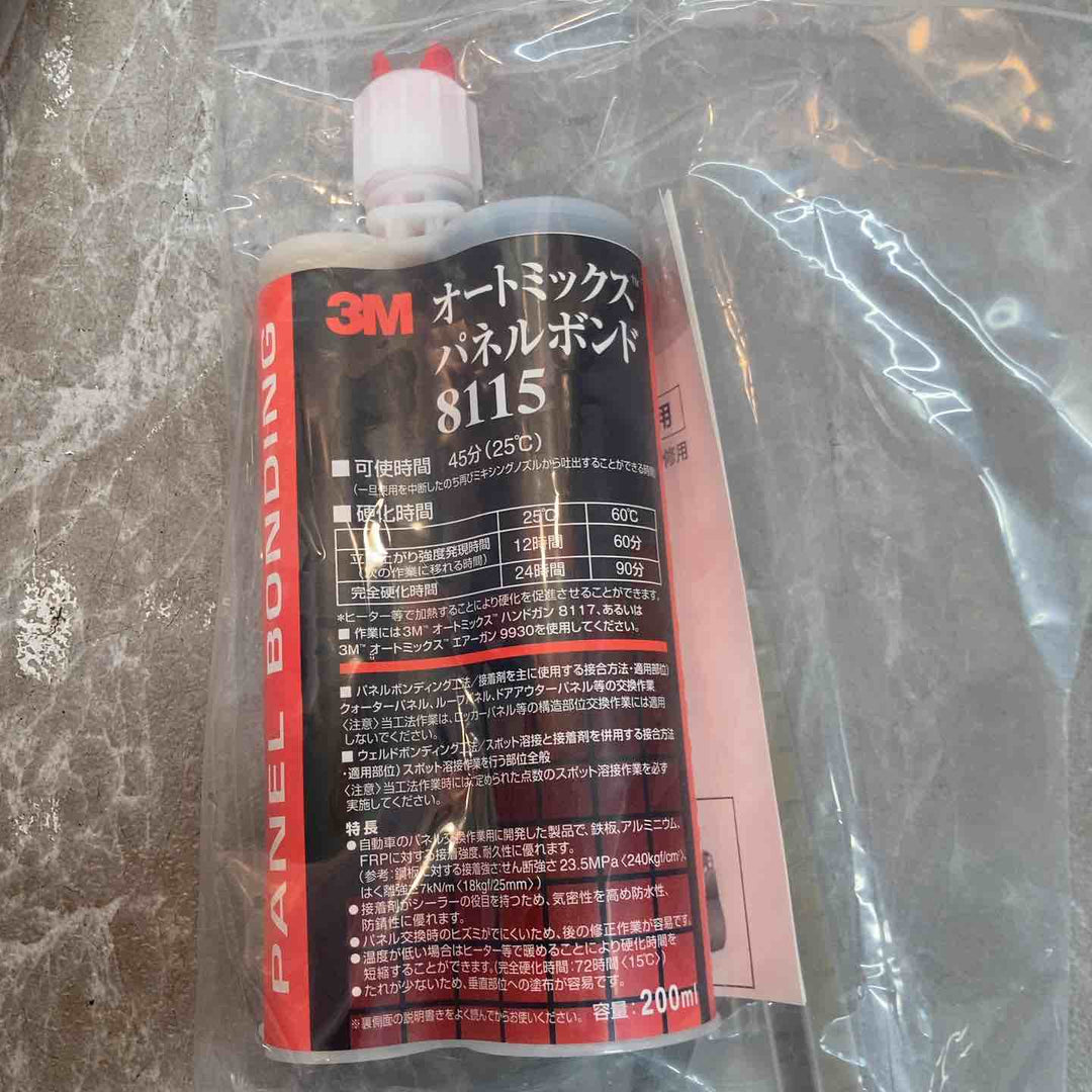 【3M】パネルボンド 5個 8115 品質保持期間 2027/03/24×3、 2027/06/18×2 未開封品