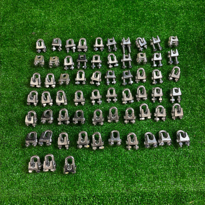 ステンレス ワイヤークリップ 6mm 63個 まとめ販売！【越谷店】