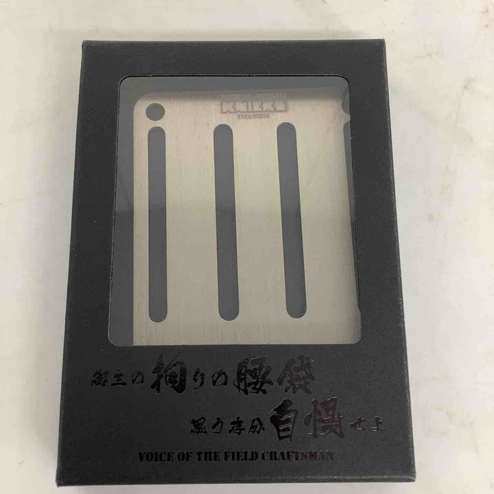 ◇ ニックス TIT-15HL チタンベルトループ ヘアライン仕上げ【狭山】