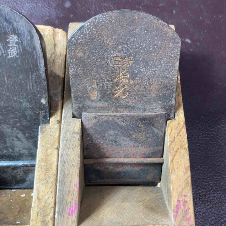 【中古品】 鉋(かんな)秀童・秀正・長光・千代・富鶴・鉋 HARD PLEE H-101 替刃式 M型(側面用) 5個 計10個 【東大和店】