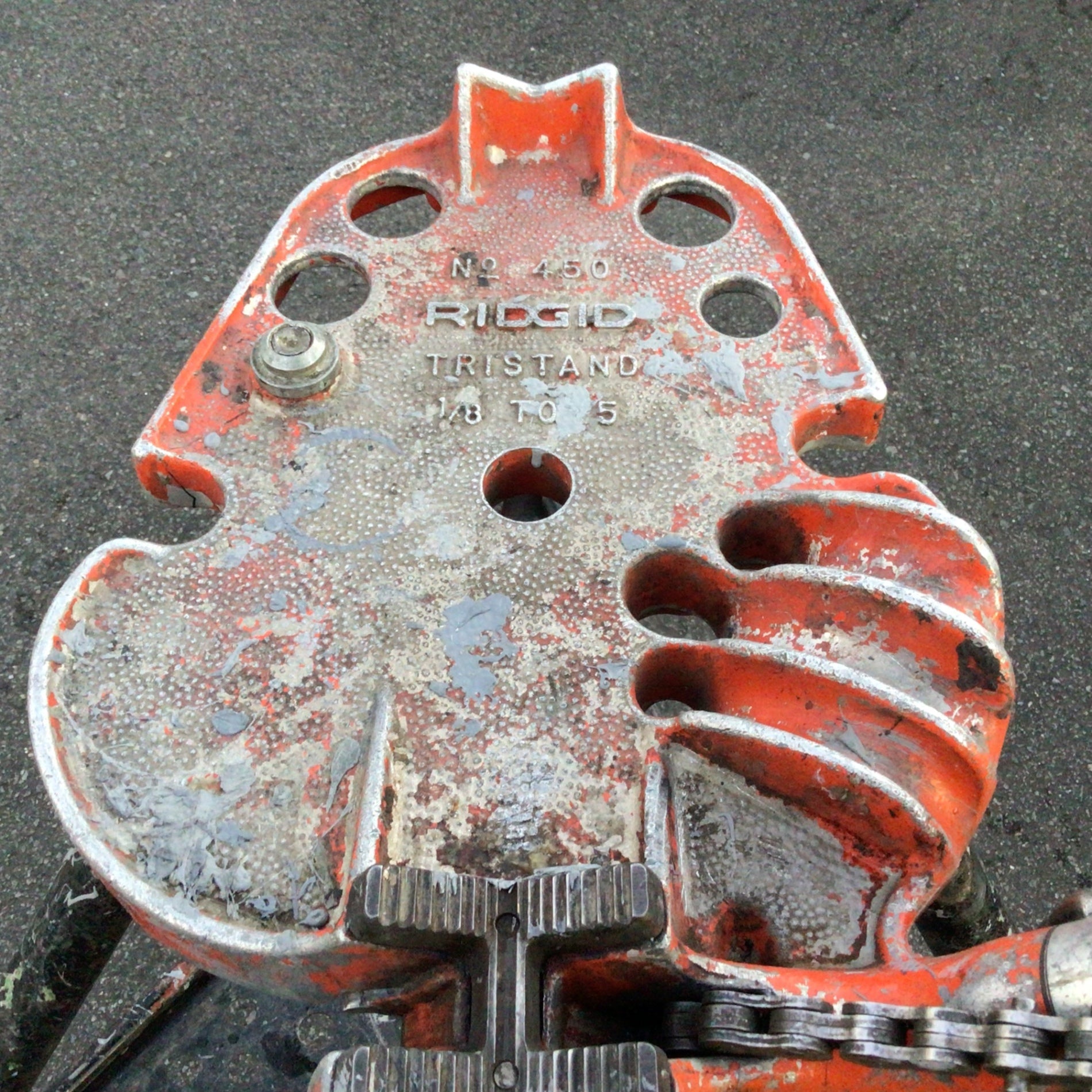 〇RIDGID リジッド チェーンバイススタンド TRISTAND No.450【東大和店