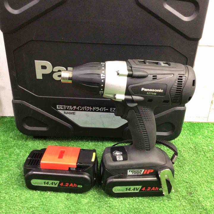 ★パナソニック(Panasonic) コードレスマルチインパクトドライバー EZ7548LS2S-B【町田店】