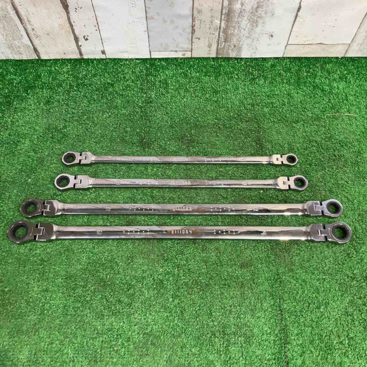 MAC TOOLS マックツールズ エクストラロングメトリック メガネレンチ E111050 8x9/10×11/12×13/14×15/16×17/18×19mm【町田店】