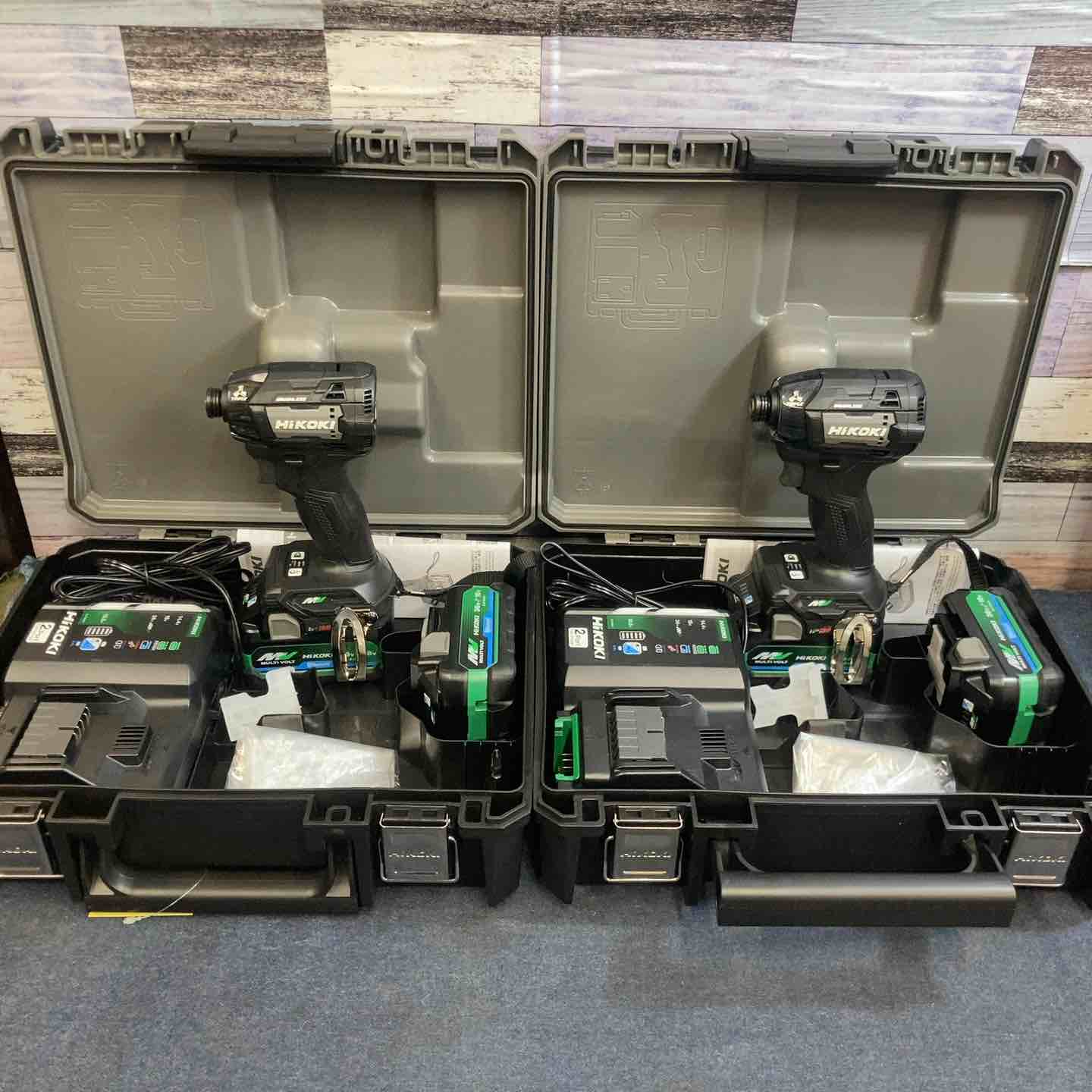 未使用品】2台セット Hikoki ストロングブラック WH36DD(2XHBSZ 未使用品】2台セット Hikoki ストロングブラック WH36DD(2XHBSZ