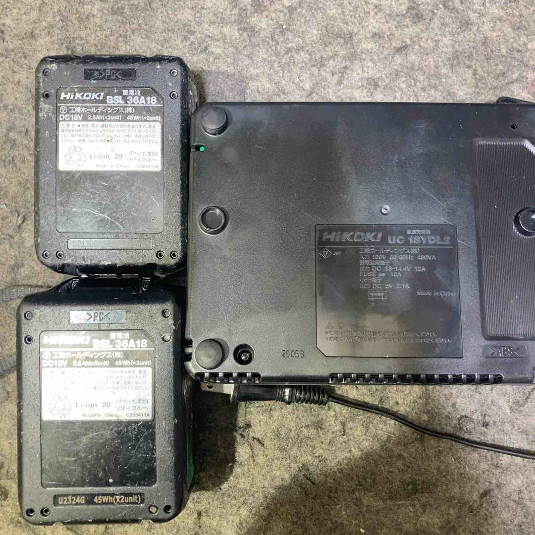 ハイコーキ(HIKOKI ※旧:日立工機) コードレスインパクトドライバー WH36DA(2XP)【桶川店】