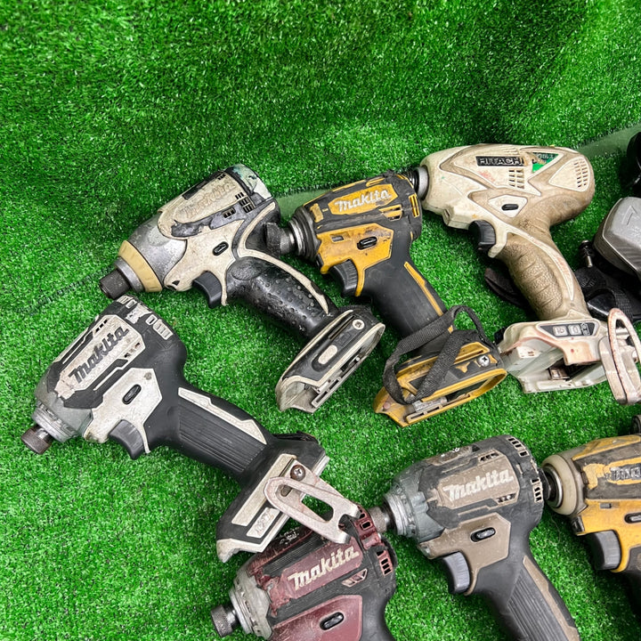 makita/HiKOKI　ｺｰﾄﾞﾚｽ 工具　18V / 14.4V インパクト / グラインダまとめて　12点　ジャンク　【桶川店】