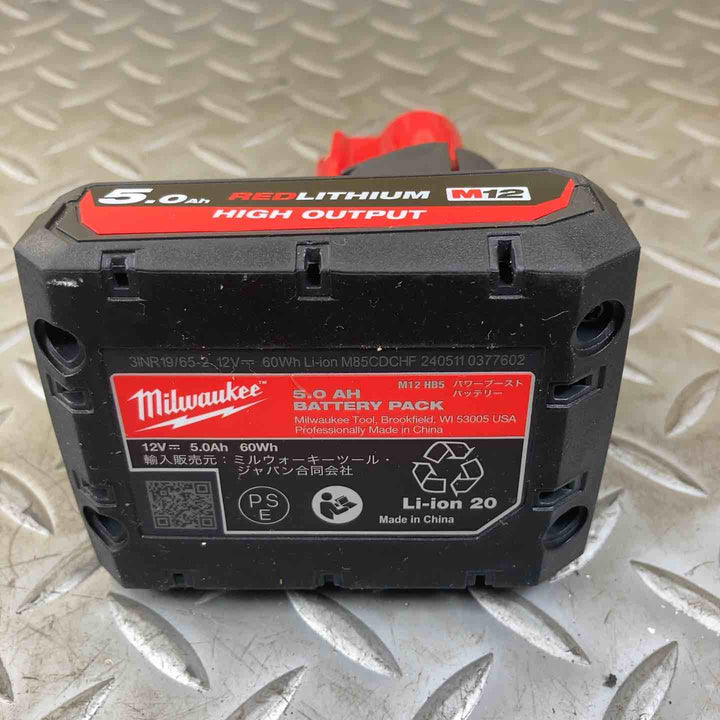 ▼ミルウォーキーツール･ジャパン M12 FUEL 1/2インチ 300Nm【川崎店】