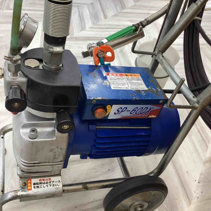 【店頭受取り限定】精和産業(セイワ) 塗装機 電動エアレス スーパー60DX エアレス塗装機 SP-60DX　通電確認のみ　【越谷店】