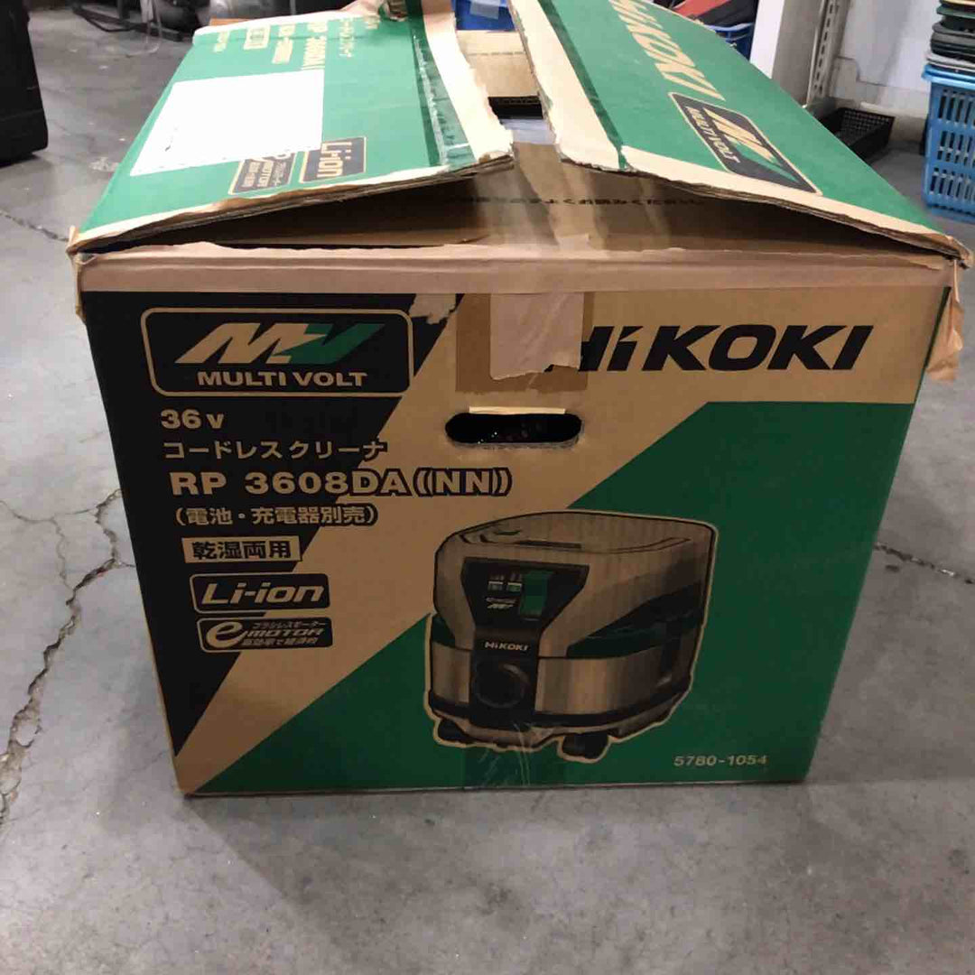 ★ハイコーキ(HIKOKI ※旧:日立工機) コードレス集じん機 乾湿両用 RP3608DA(2WP)【川口店】