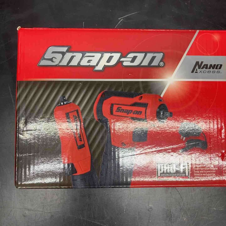 ▲スナップオン1/4 ナノアクセスツールキット (小型充電式ドライバー2種のセット)　CTNN13KFJ【川越店】