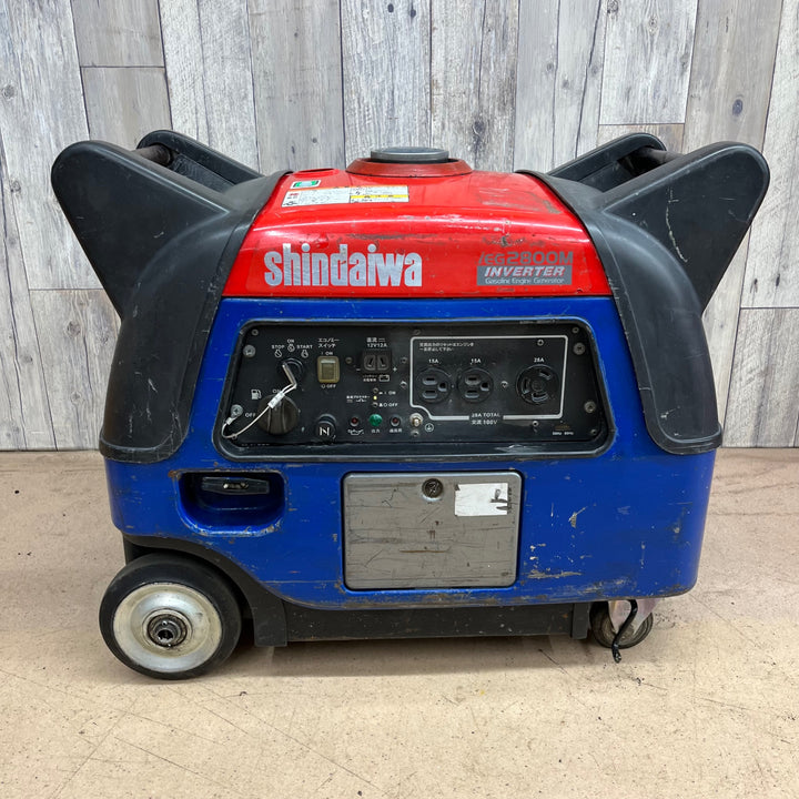 【中古品/店頭受取り限定】★新ダイワ(Shindaiwa) インバーター発電機 IEG2800M セルOK【東大和店】