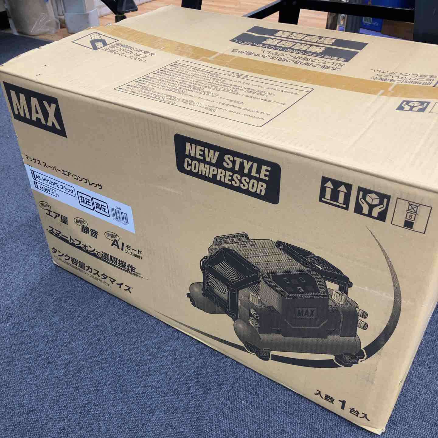 ☆マックス(MAX) エアコンプレッサー AK-HH1310E_ブラック【草加店