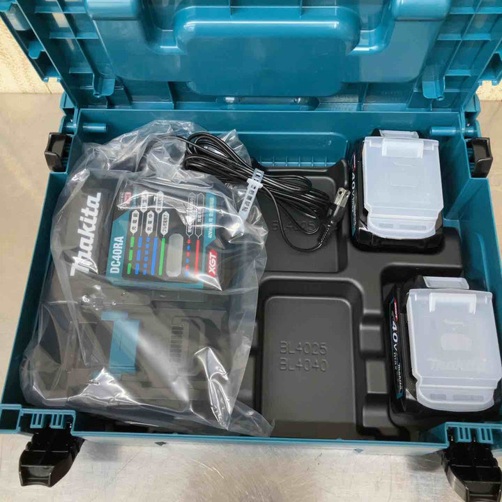 【未使用品】★マキタ(makita) パワーソースキット XGT1 A-69727 40V 2.5Ah バッテリー2個 急速充電器 ツールボックス セット【柏店】