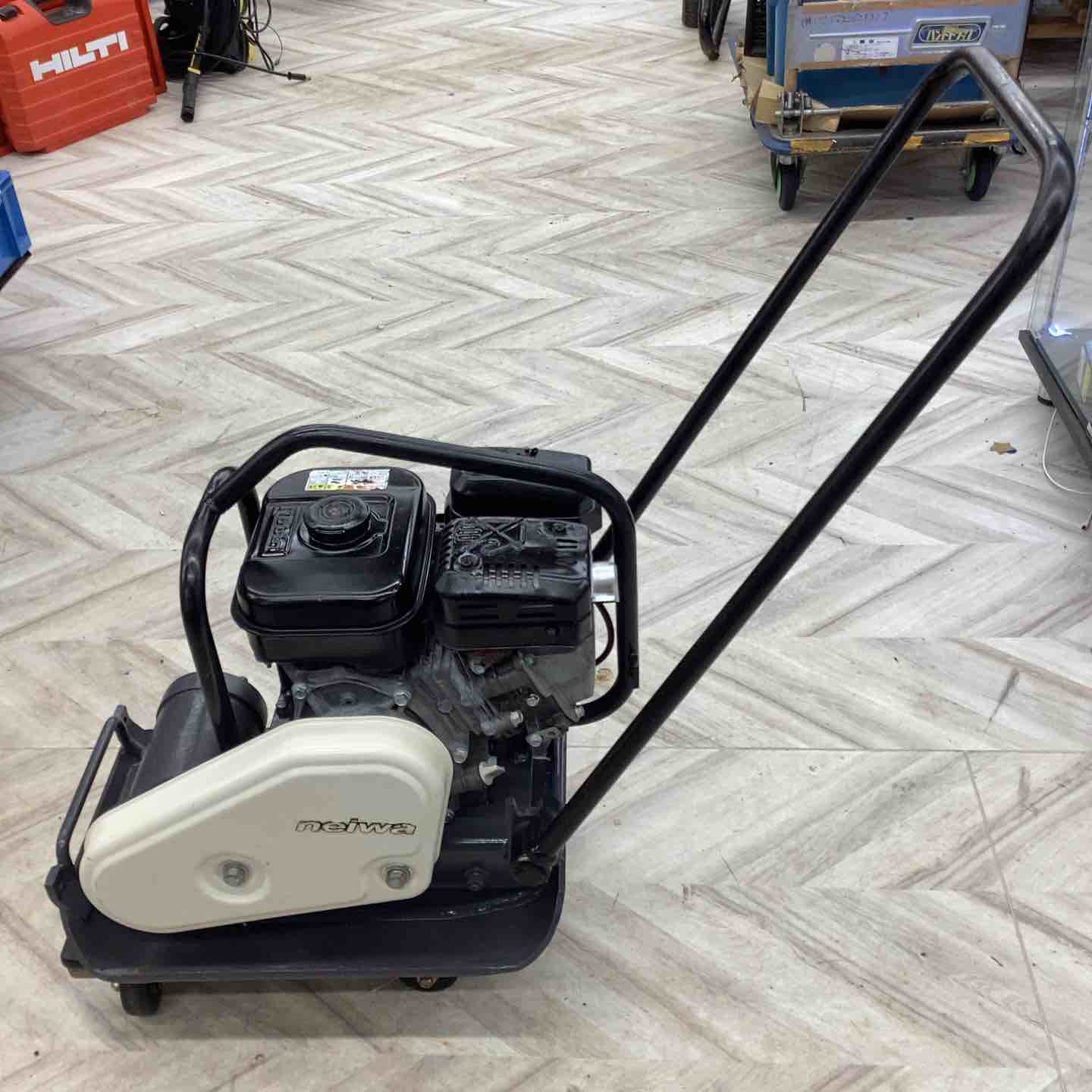 明和 KP60 プレートコンパクター 中古 動作品 日本製メンテナンス済み 店頭受取り限定】明和製作所(MEIWA) プレートコンパクター KP60 転圧機