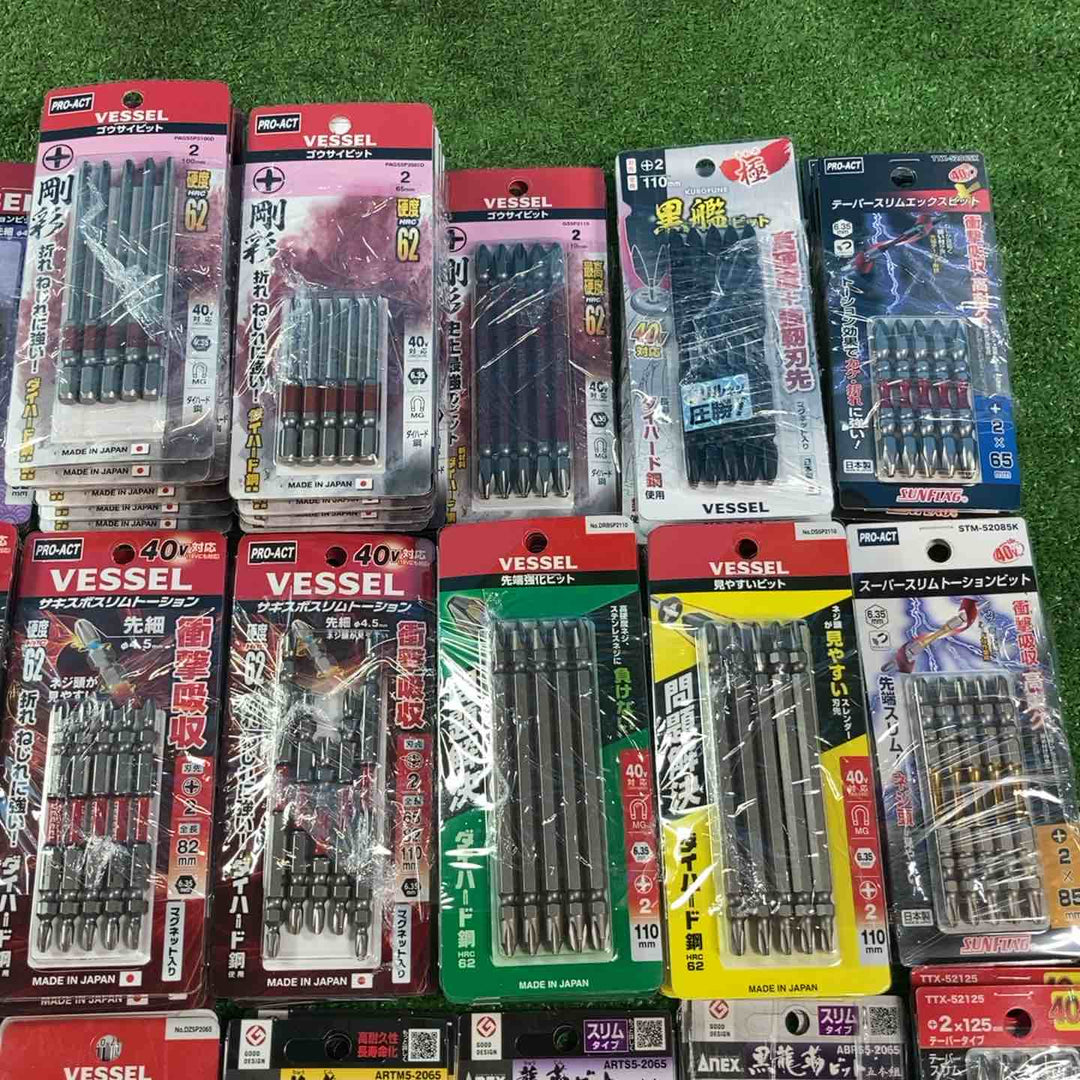 【未使用品(未開封)】インパクトビット 5本×100個 まとめ売り VESSEL ANEX SUNFLAG ベッセル アネックス サンフラッグ【岩槻店】
