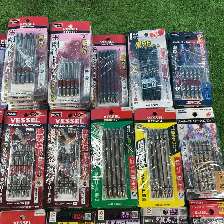 【未使用品(未開封)】インパクトビット 5本×100個 まとめ売り VESSEL ANEX SUNFLAG ベッセル アネックス サンフラッグ【岩槻店】