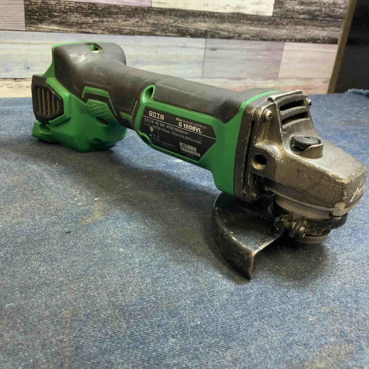 ◇ハイコーキ(HIKOKI ※旧:日立工機) コードレスディスクグラインダー 100mm  G18DBVL(NN)(L)【八潮店】