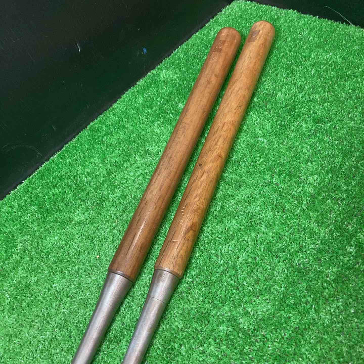 在銘「助延正」 突き鑿 2本組 ノミ 和工具【岩槻店】