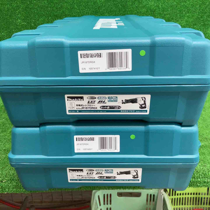 マキタ makita 18V コードレス 充電式 レシプロソー JR187DRGX 2台セット 【鴻巣店】