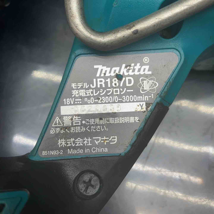 ★マキタ(makita) コードレスレシプロソー JR187DRG【川越店】