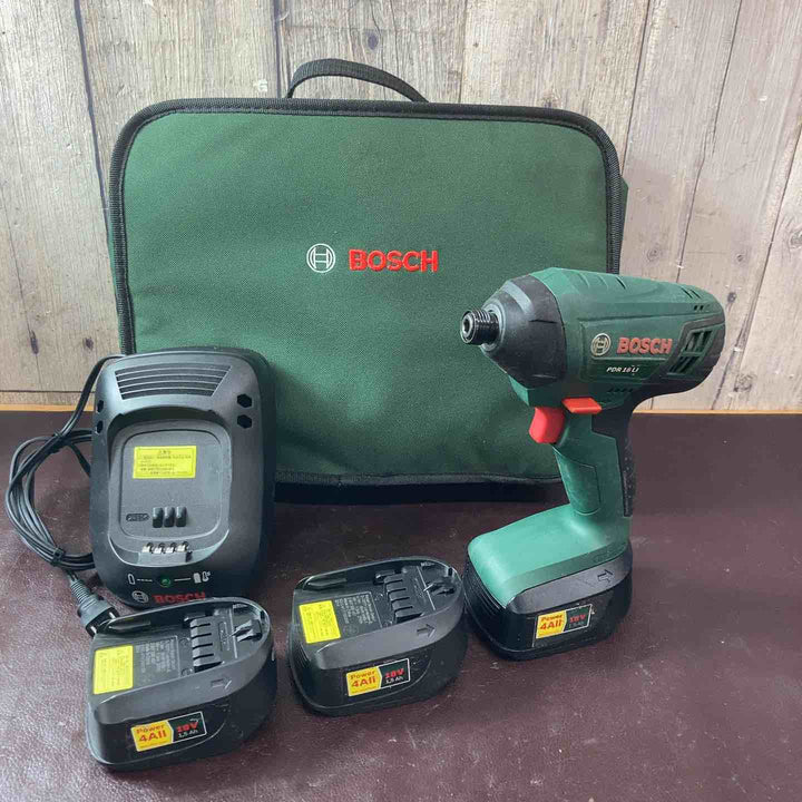 【中古品】BOSCH(ボッシュ) 18Vバッテリーインパクトドライバー PDR18LIN フルセット+バッテリー1個付属【東大和店】