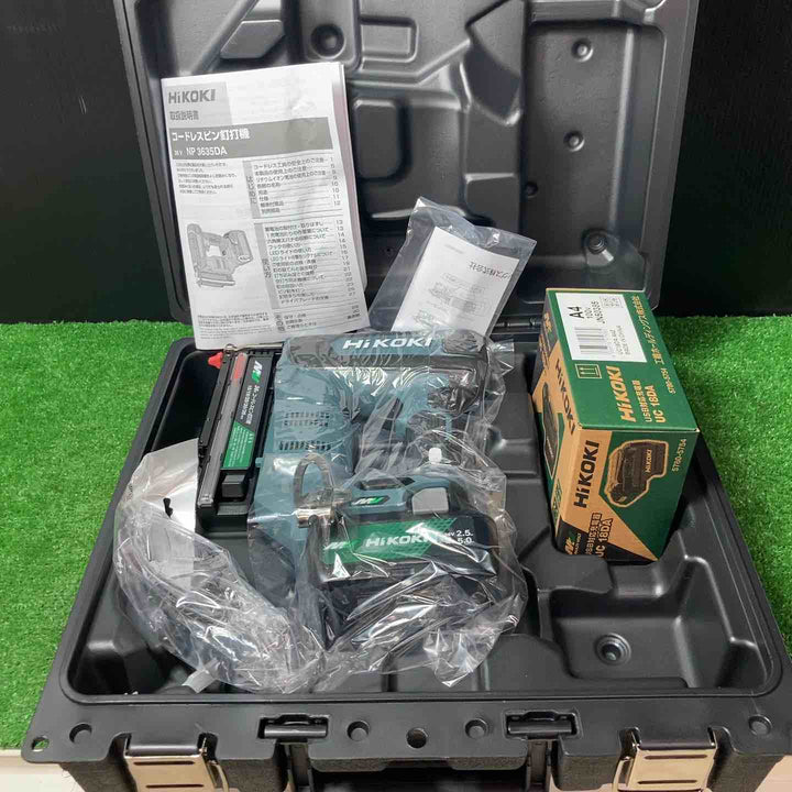 ハイコーキ(HIKOKI ※旧:日立工機) コードレスピンネイラ NP3635DA(XEZ)(SA) シャドーアッシュ【岩槻店】