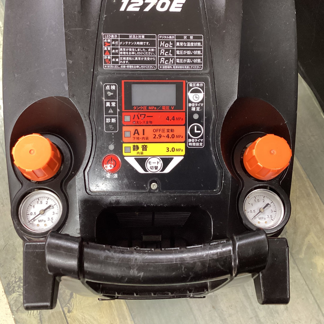 ★マックス(MAX) エアコンプレッサー AK-HH1270E_ブラック【東大和店】