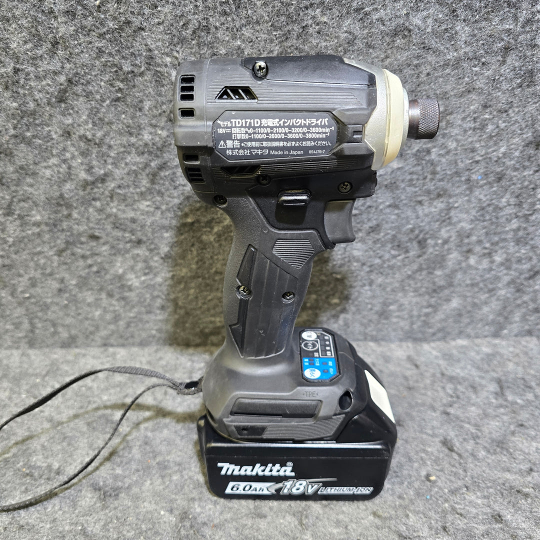 【中古品】マキタ(makita) コードレスインパクトドライバー TD171DRGXB【桶川店】