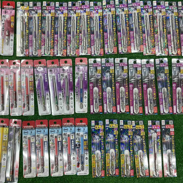 ベッセル ANEX インパクトビット 1本入り 81点まとめ ダイヤモンドビット クッションドリルなど  【桶川店】