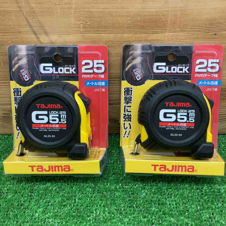 【未使用品】 タジマ/Tajima Gロック25 5.5M GL25-55BL 2個セット 【鴻巣店】