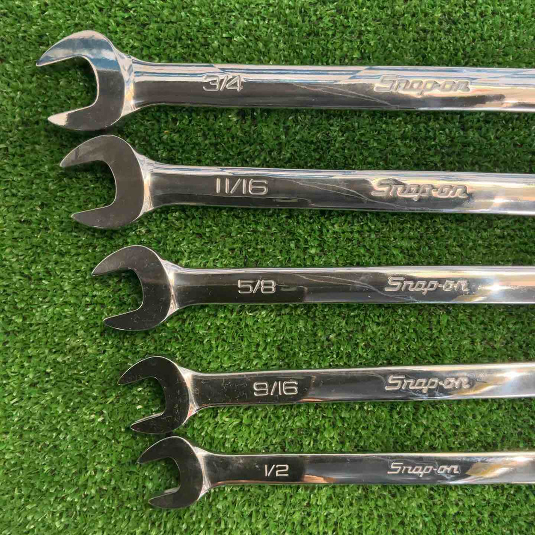スナップオン(Snap-on)　コンビネーションレンチ　9点セット　インチサイズ詳細記載　【草加店】