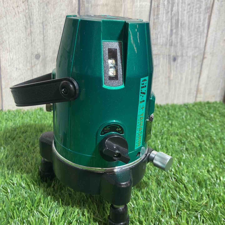 ◇山真製鋸(YAMASHIN)グリーンレーザー墨出し器 GLZ-4+たち線・水平ライン・大矩ライン・地墨ポイント【戸田店】