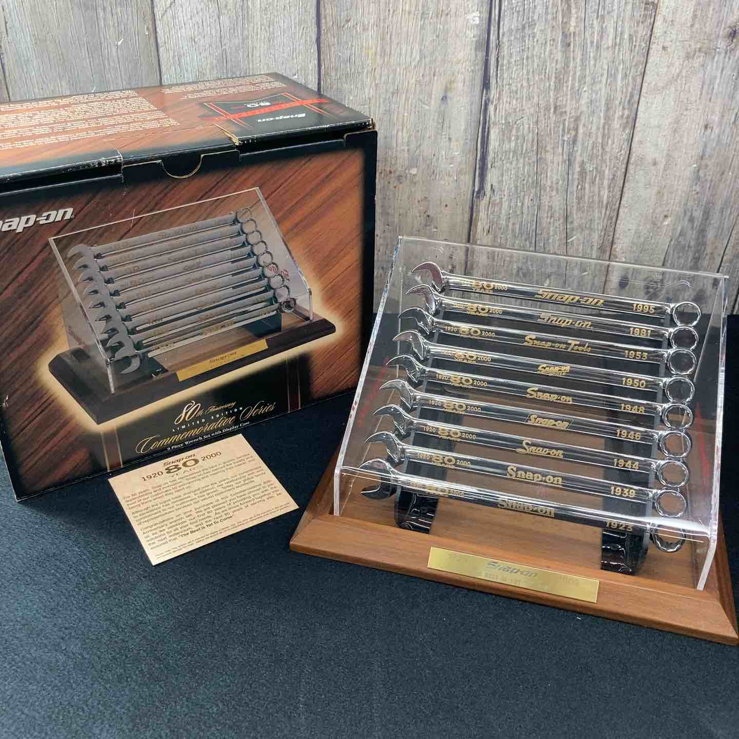 【中古美品】◇Snap-on(スナップオン) 80WRSETX 80周年記念モデル コンビネーションレンチ セット【東大和店】 中古美品】◇Snap-on(スナップオン) 80WRSETX 80周年記念モデル