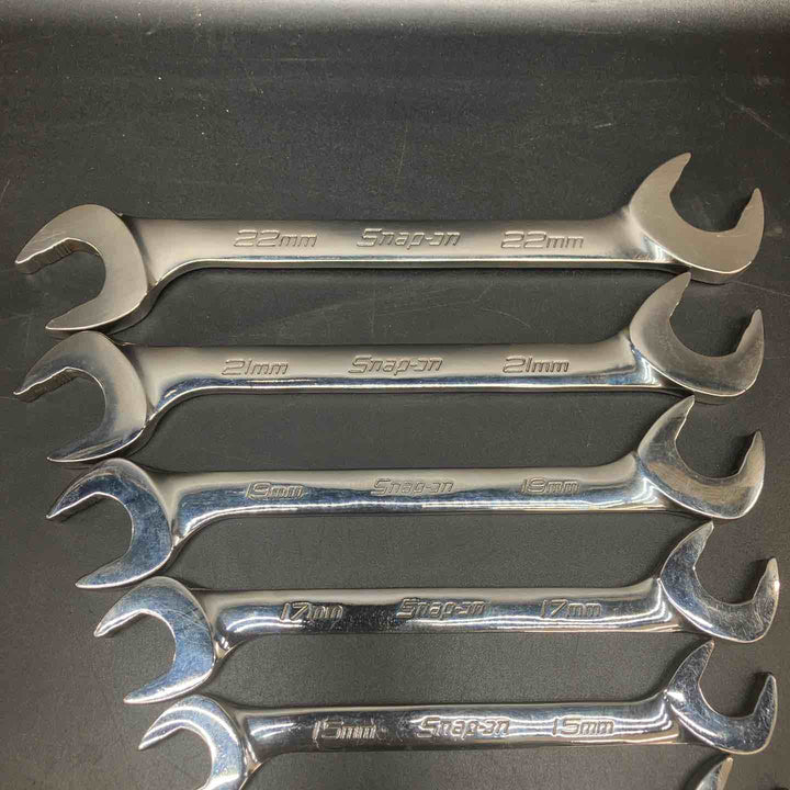 スナップオン(Snap-on) アングルヘッドスパナ SVSM10A-22A 合計10本セット 10ｍｍ-22ｍｍ【川越店】